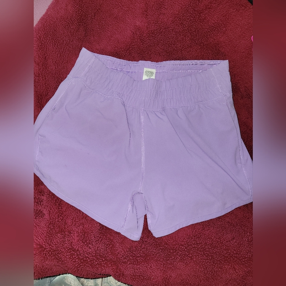Women's Lavender Active Shorts - Lightweight Comfort